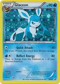 Glaceon #BW90 Holofoil Pokémon card from Black and White Promos