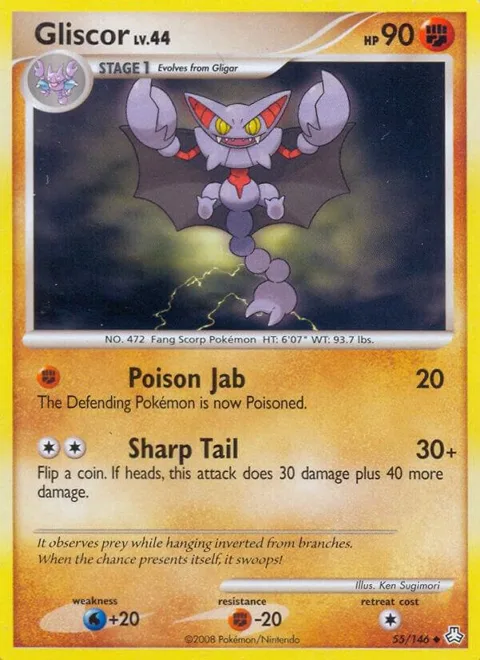 Gliscor 55 #55/146 Pokémon card from Legends Awakened