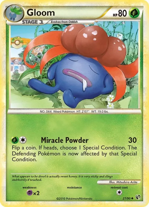 Gloom #27/90 Pokémon card from Undaunted