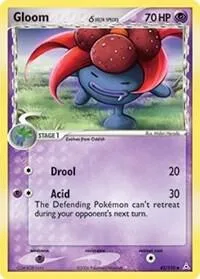 Gloom Delta Species #42/110 Reverse Holofoil Pokémon card from EX Holon Phantoms