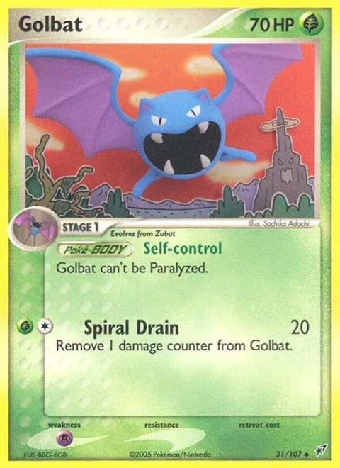 Golbat #31/107 Pokémon card from EX Deoxys