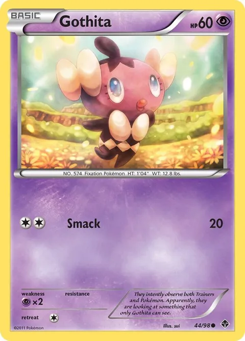 Gothita 44 #44/98 Pokémon card from Emerging Powers