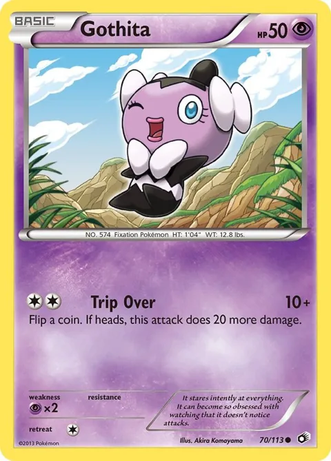 Gothita 70 #70/113 Pokémon card from Legendary Treasures