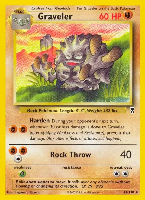 Graveler #044/110 Pokémon card from Legendary Collection
