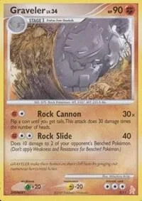 Graveler #2/11 Pokémon card from DP Trainer Kit: Manaphy & Lucario