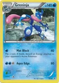 Greninja #14/39 Holofoil Pokémon card from Kalos Starter Set