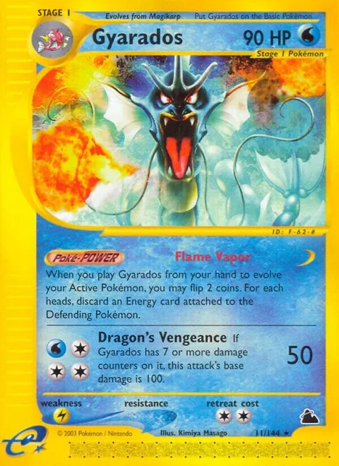 Gyarados 11 #011/144 Pokémon card from Skyridge
