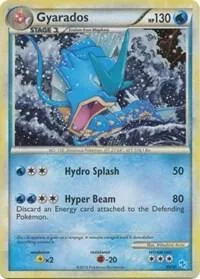 Gyarados #30 Holo #30/30 Holofoil Pokémon card from HGSS Trainer Kit: Gyarados & Raichu