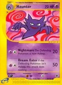 Haunter #080/165 Pokémon card from Expedition
