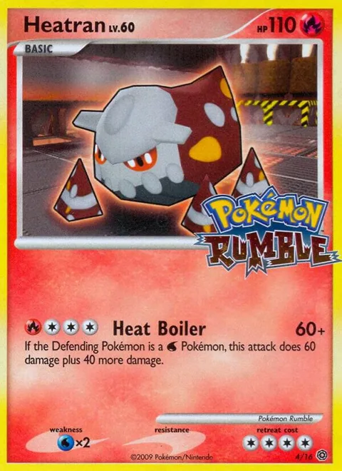 Heatran #4 Pokémon card from Rumble