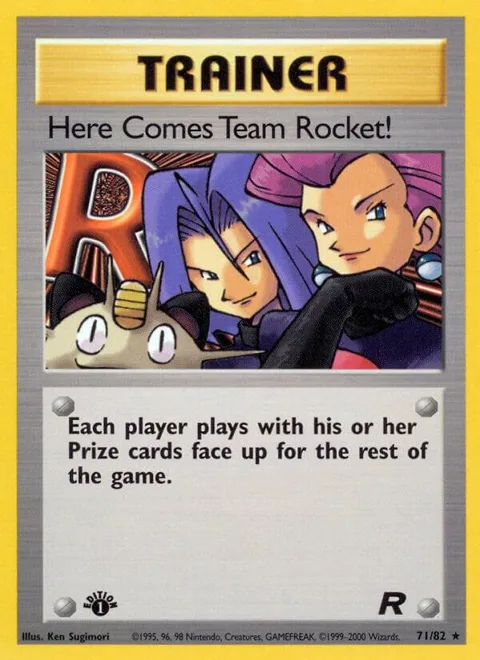 Here Comes Team Rocket! 71 #71/82 Unlimited Pokémon card from Team Rocket