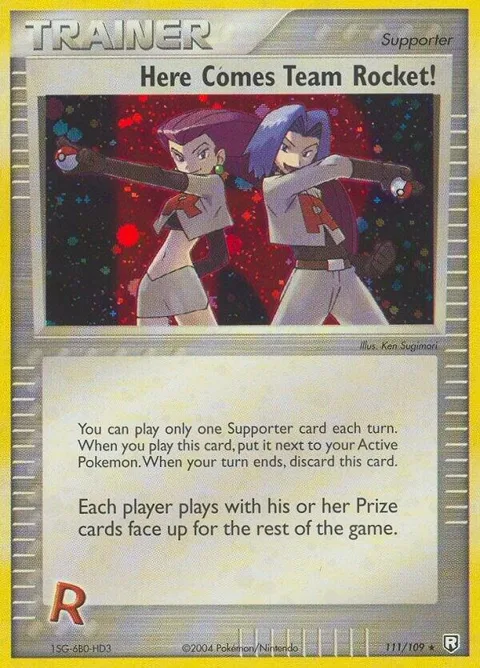 Here Comes Team Rocket! #111/109 Pokémon card from EX Team Rocket Returns