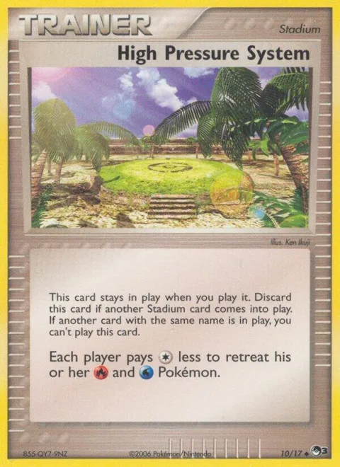 High Pressure System #010/017 Pokémon card from POP Series 3