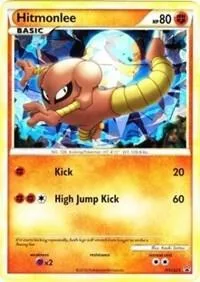 Hitmonlee #HGSS25 Holofoil Pokémon card from HGSS Promos