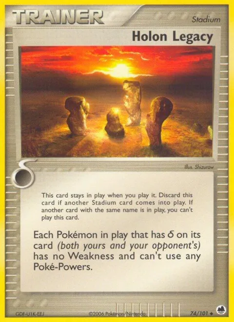 Holon Legacy #74/101 Reverse Holofoil Pokémon card from EX Dragon Frontiers