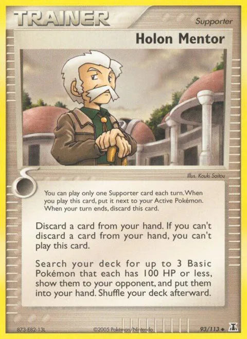Holon Mentor #93/113 Reverse Holofoil Pokémon card from EX Delta Species