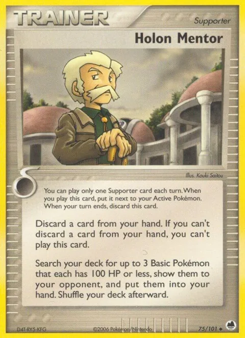 Holon Mentor #75/101 Reverse Holofoil Pokémon card from EX Dragon Frontiers