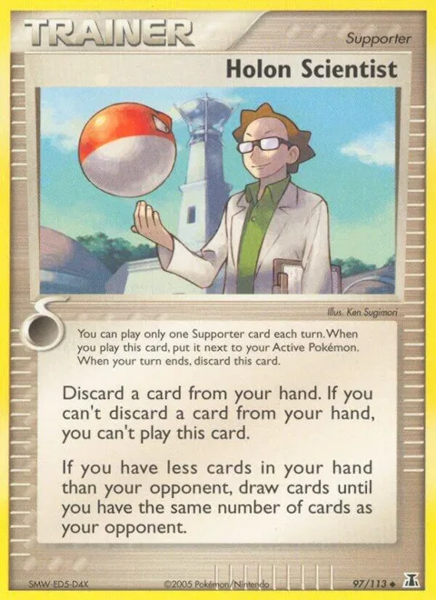Holon Scientist #97/113 Reverse Holofoil Pokémon card from EX Delta Species