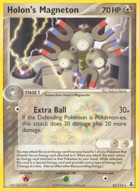 Holon's Magneton #22/113 Pokémon card from EX Delta Species