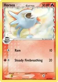 Horsea Delta Species #66/110 Reverse Holofoil Pokémon card from EX Holon Phantoms