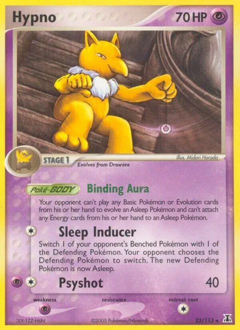 Hypno #23/113 Pokémon card from EX Delta Species
