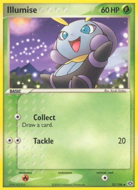 Illumise #32/106 Pokémon card from EX Emerald