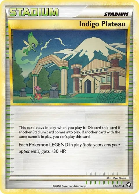 Indigo Plateau #86/102 Pokémon card from Triumphant