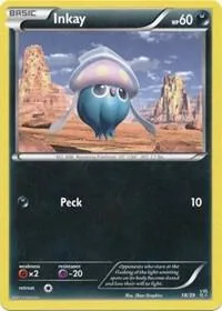 Inkay #18/39 Pokémon card from Kalos Starter Set
