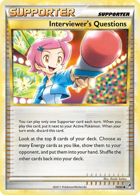 Interviewer's Questions #79/95 Pokémon card from Call of Legends