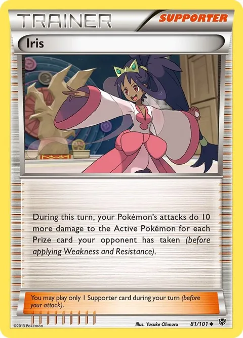 Iris #81/101 Pokémon card from Plasma Blast