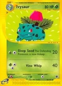 Ivysaur #082/165 Reverse Holofoil Pokémon card from Expedition