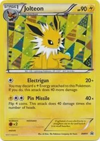 Jolteon #BW91 Holofoil Pokémon card from Black and White Promos