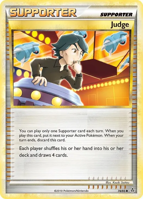 Judge #78/95 Pokémon card from Unleashed