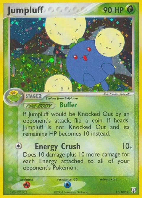 Jumpluff #11/109 Pokémon card from EX Team Rocket Returns