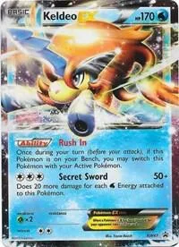 Keldeo EX #BW61 Holofoil Pokémon card from Black and White Promos