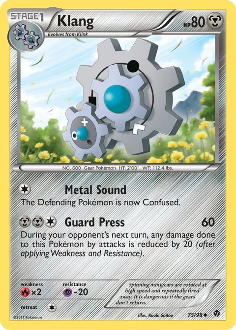 Klang #75/98 Pokémon card from Emerging Powers