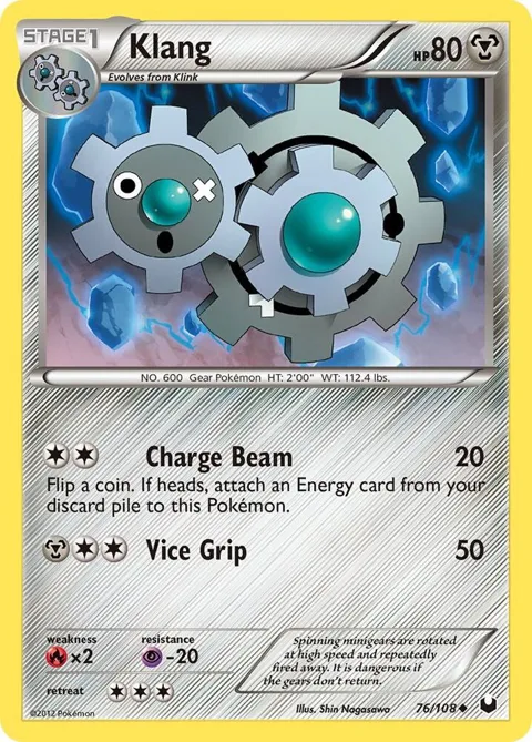 Klang #76/108 Pokémon card from Dark Explorers