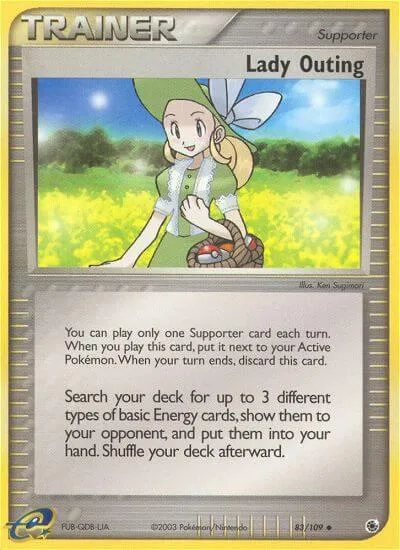 Lady Outing #83/109 Pokémon card from EX Ruby and Sapphire