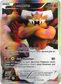 Landorus #BW43 Holofoil Pokémon card from Black and White Promos