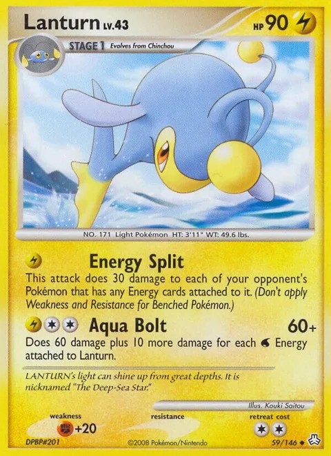 Lanturn 59 #59/146 Pokémon card from Legends Awakened