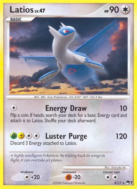 Latios #004/017 Pokémon card from POP Series 7