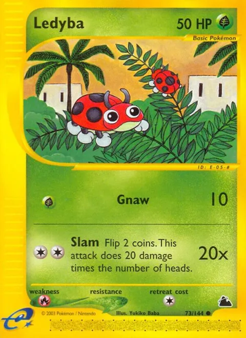 Ledyba 73 #073/144 Pokémon card from Skyridge