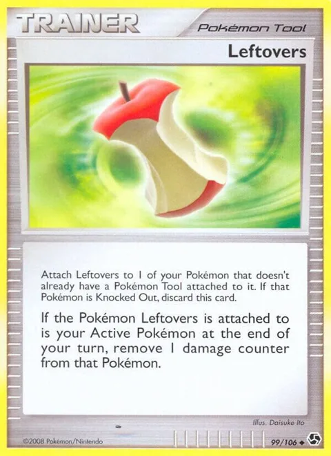 Leftovers #99/106 Pokémon card from Great Encounters