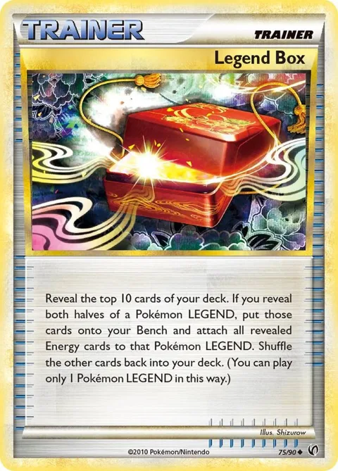 Legend Box #75/90 Pokémon card from Undaunted