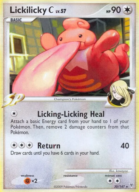 Lickilicky C #30 Pokémon card from Supreme Victors
