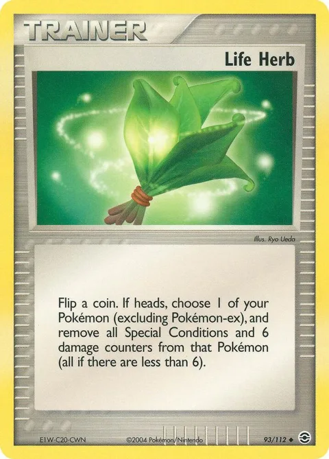 Life Herb #93/112 Reverse Holofoil Pokémon card from EX FireRed & LeafGreen