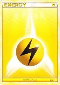 Lightning Energy #7 #7/30 Pokémon card from HGSS Trainer Kit: Gyarados & Raichu