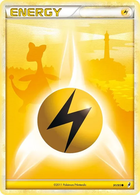 Lightning Energy #91/95 Pokémon card from Call of Legends