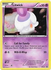 Litwick #BW27 Holofoil Pokémon card from Black and White Promos