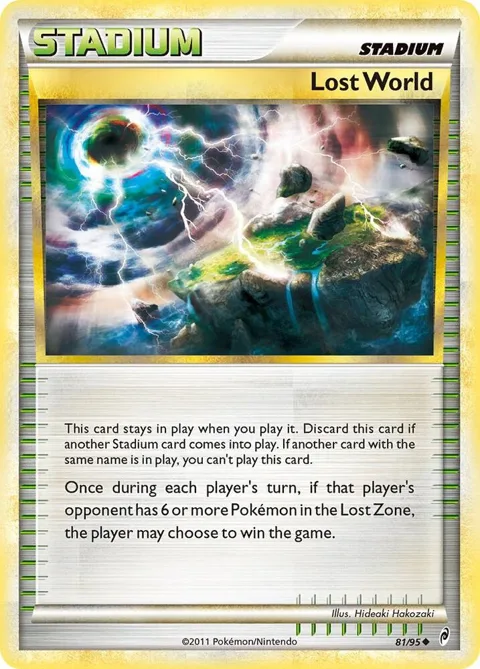 Lost World #81/95 Pokémon card from Call of Legends